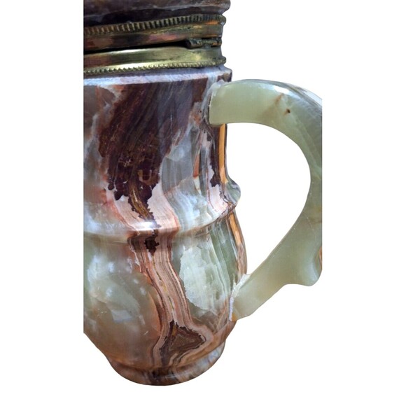 Vintage Stone Tea Pot, Sake, Espresso Pot with 6 cups Beautiful Unique READ - Picture 10 of 16